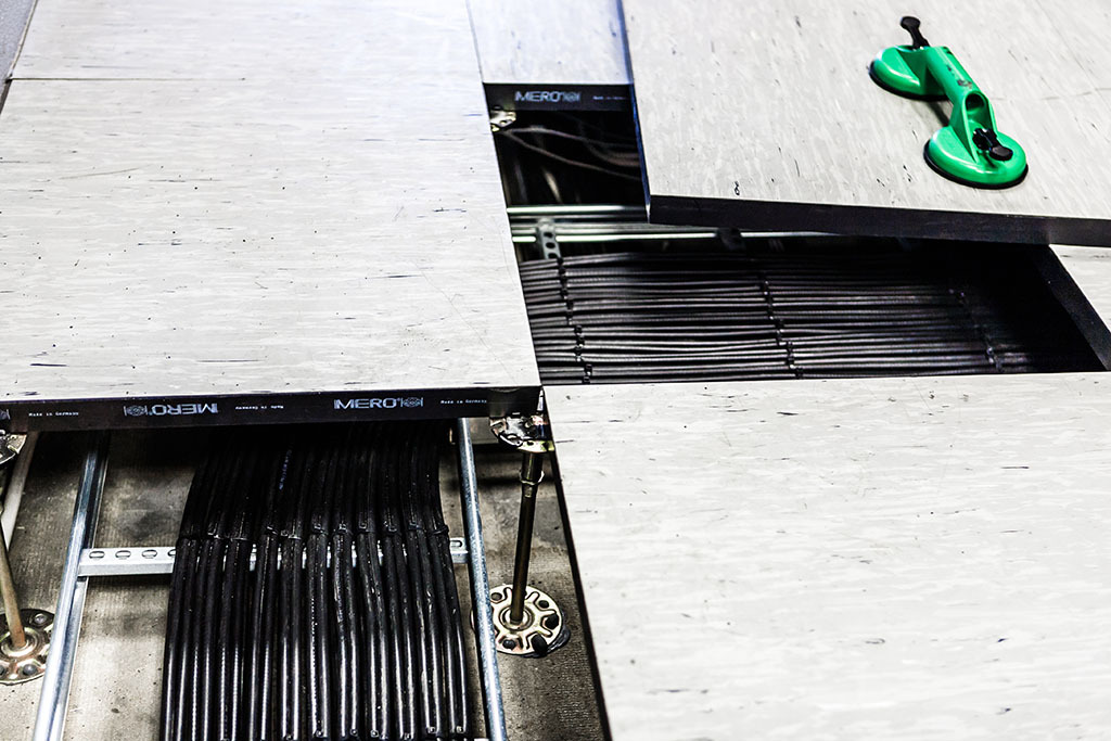 Raised floor communications