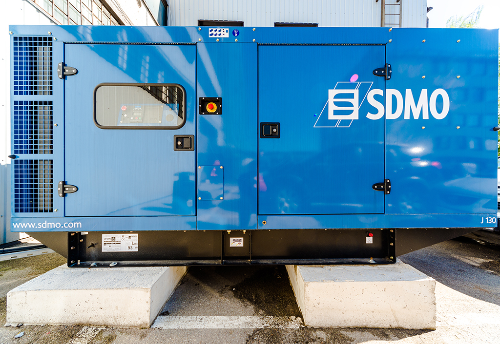 Diesel backup generator